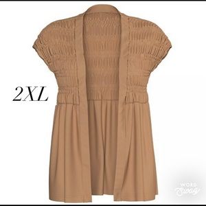 NWT LuLaRoe Kaylin Open Cardigan Top Spring Cardi 2X 2xl NEW